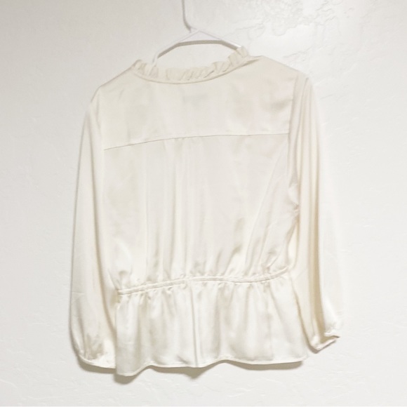 J. Crew V-neck button-detail peplum - Picture 5 of 6